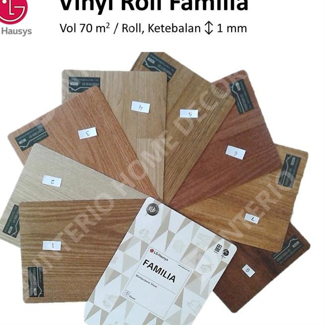 Vinyl Vinil Lantai Roll Kayu Murah LG Hausys FAMILIA - per METER - Katalog