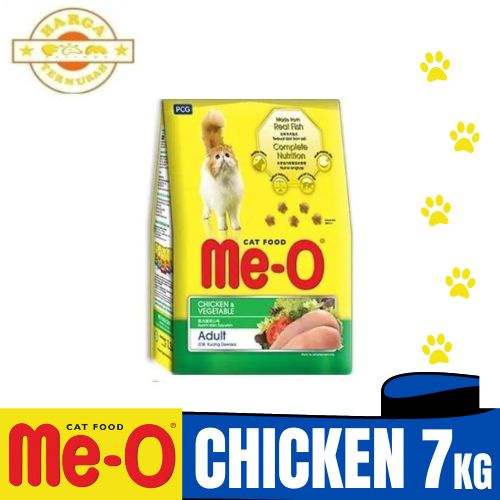 Meo Chicken &amp; Vegetable 7kg (GOJEK) Me-O Chiken &amp; Vegetable 7kg