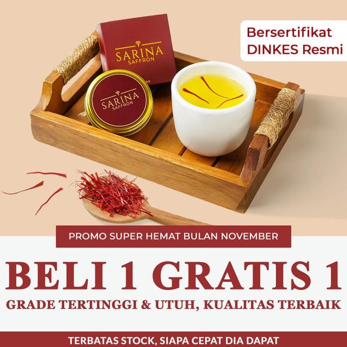 

BELI 1 GRATIS 1 | SAFFRON 100% ORIGINAL IRAN SUPER NEGIN, GRADE A++