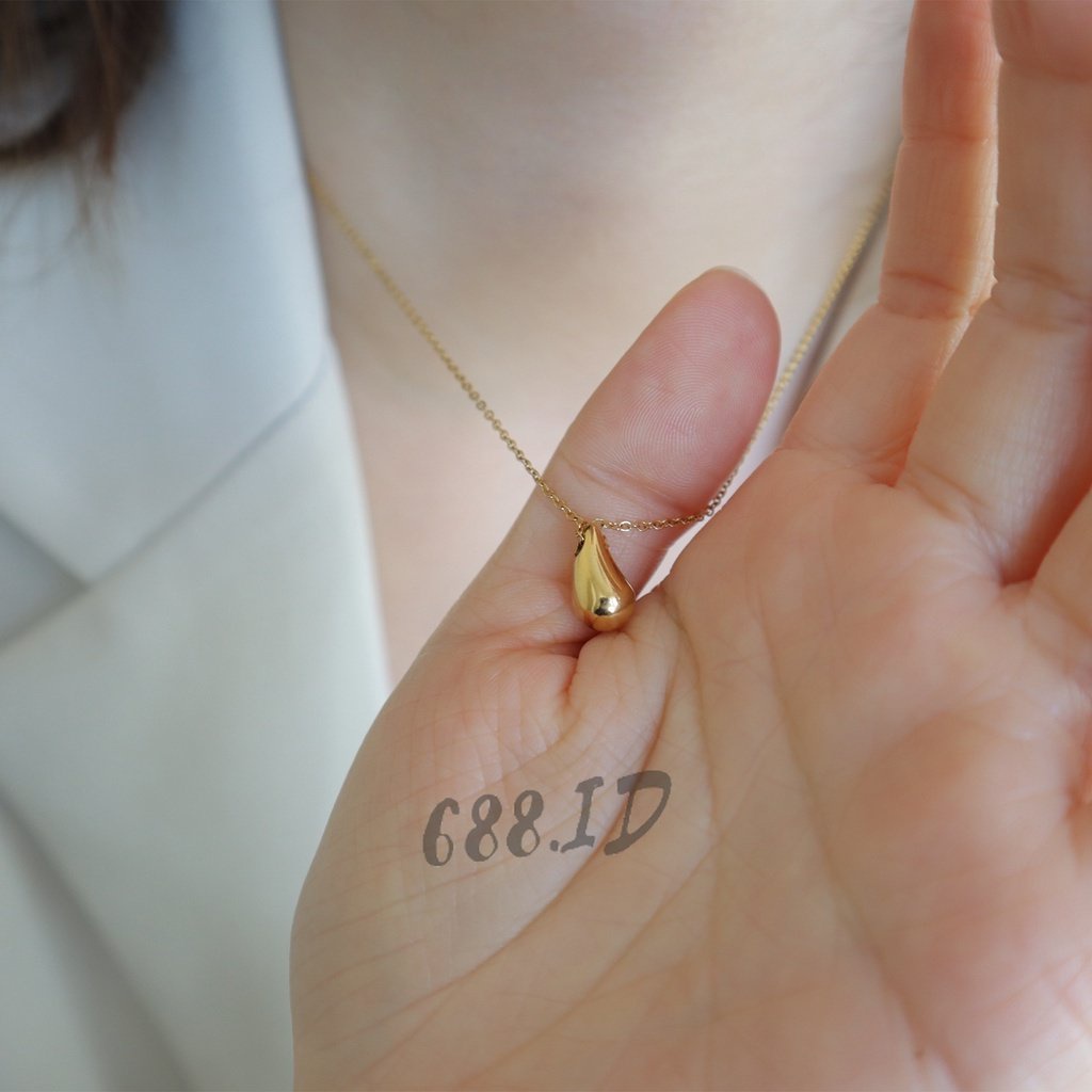 Kalung Wanita Titanium Anti Karat Fashion Necklace Kalung Stainless Steel Wanita Korea Eropa Elegan NL 03