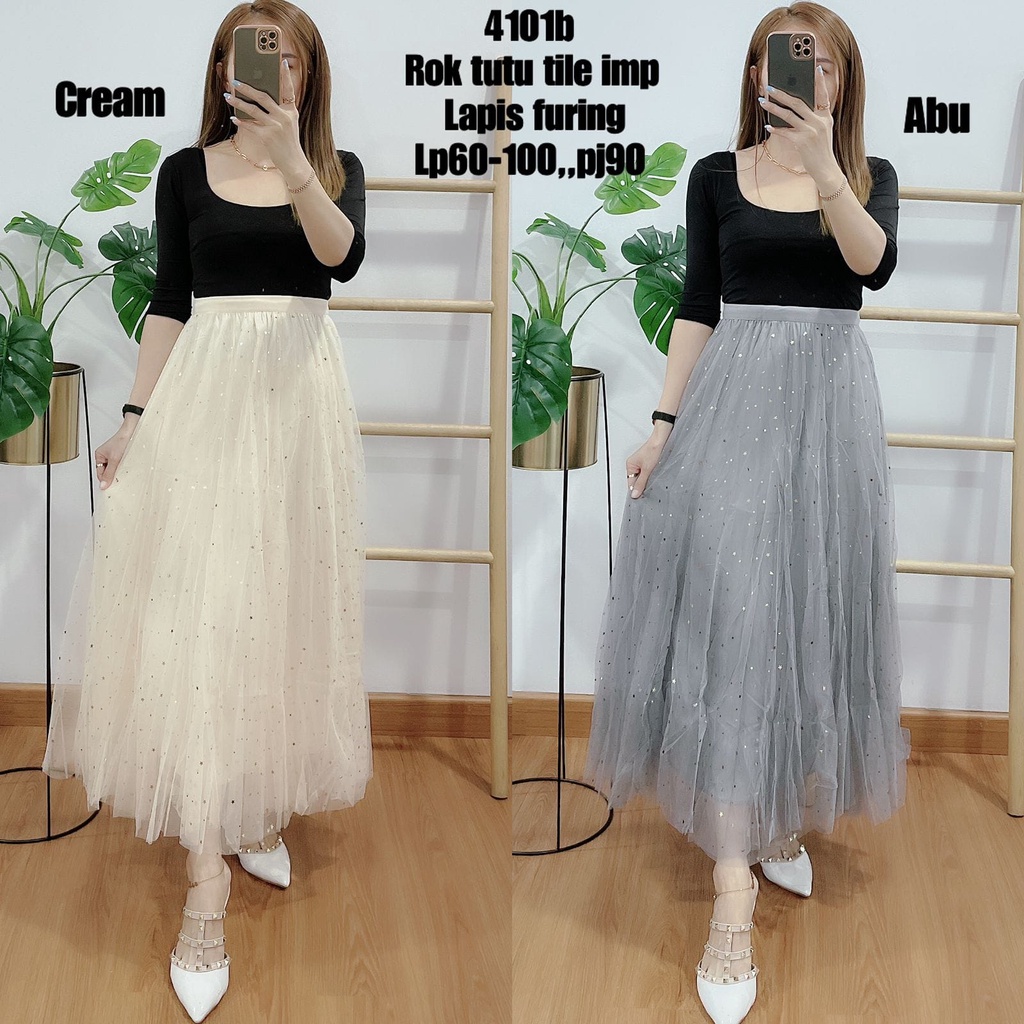 ROK TUTU PJG 3 LAPIS PREMIUM IMPORT 4101#