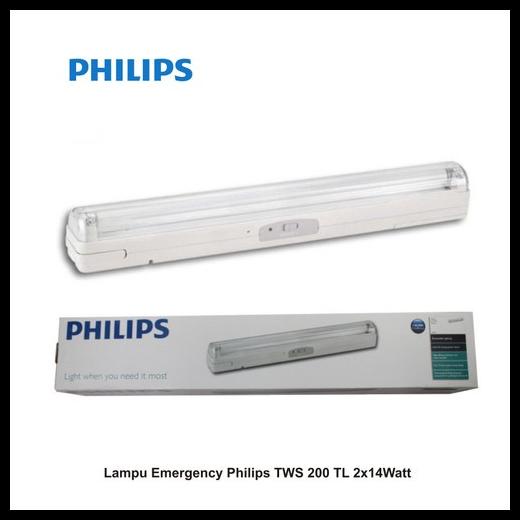 Promo Philips Emergency Light - Lampu Darurat Tws200 (30036)