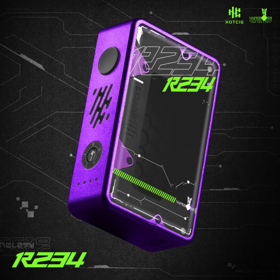 Mod Vape Hotcig R234 Box Mod Cyber Purple