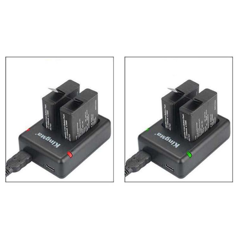 KingMa Charger Baterai USB Type C 2 Slot for GoPro Hero 5 - BM042