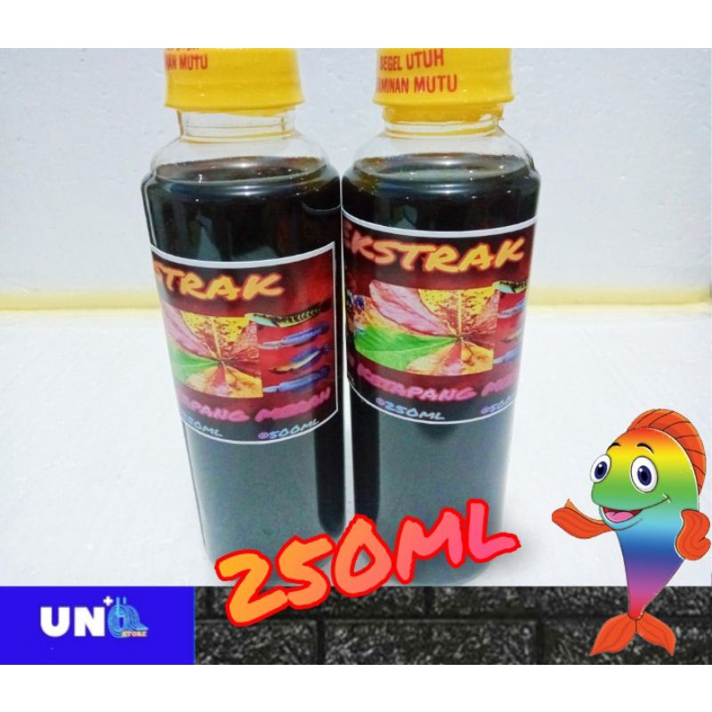 EKSTRAK DAUN KETAPANG MERAH BOOSTER MUTASI WARNA IKAN REPACK 250&amp;100ML