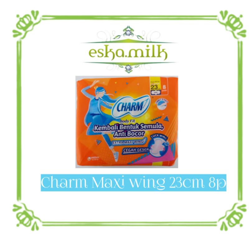 CHARM EXTRA MAXI WING 23CM/8pads