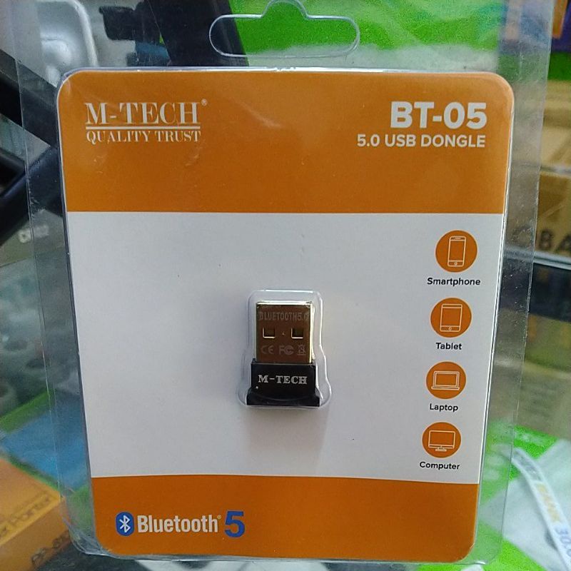 M-TECH USB Dongle Bluetooh BT-05 Versi 5.0 Receiver Bluetooth Adapter