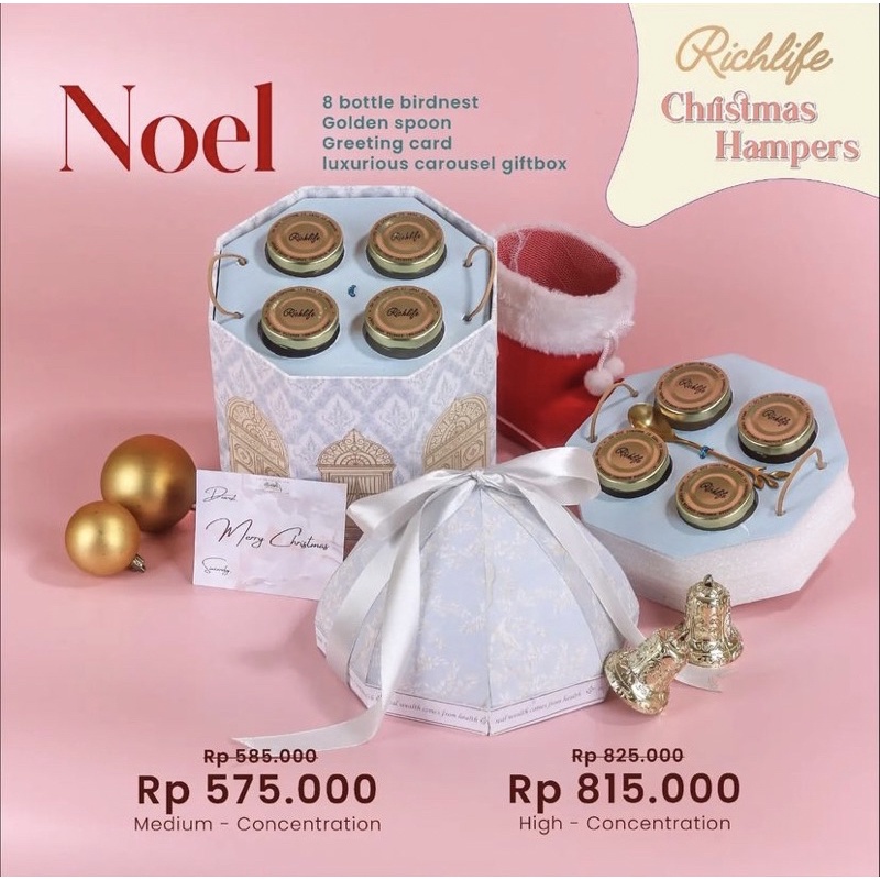 

NOEL- HAMPERS NATAL 2022 BIRDNEST- CHRISTMAS GIFTSET MINUMAN SARANG BURUNG WALET