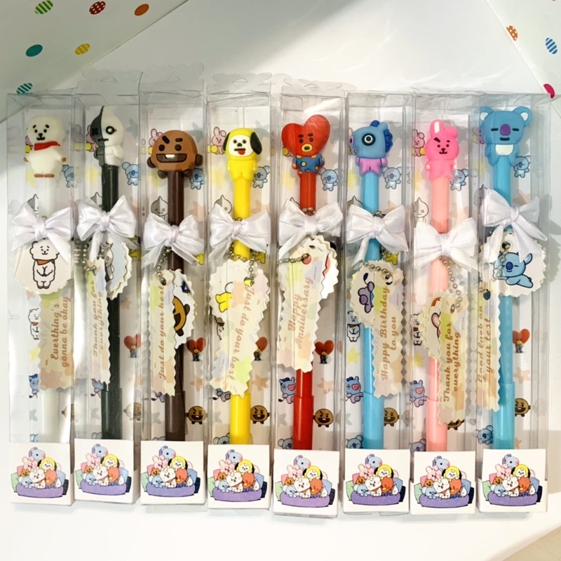 PULPEN BT21 HAMPERS KADO ANAK HADIAH ULANG TAHUN SOUVENIR ANNIVERSARY HAMPERS ALAT TULIS CANTIK
