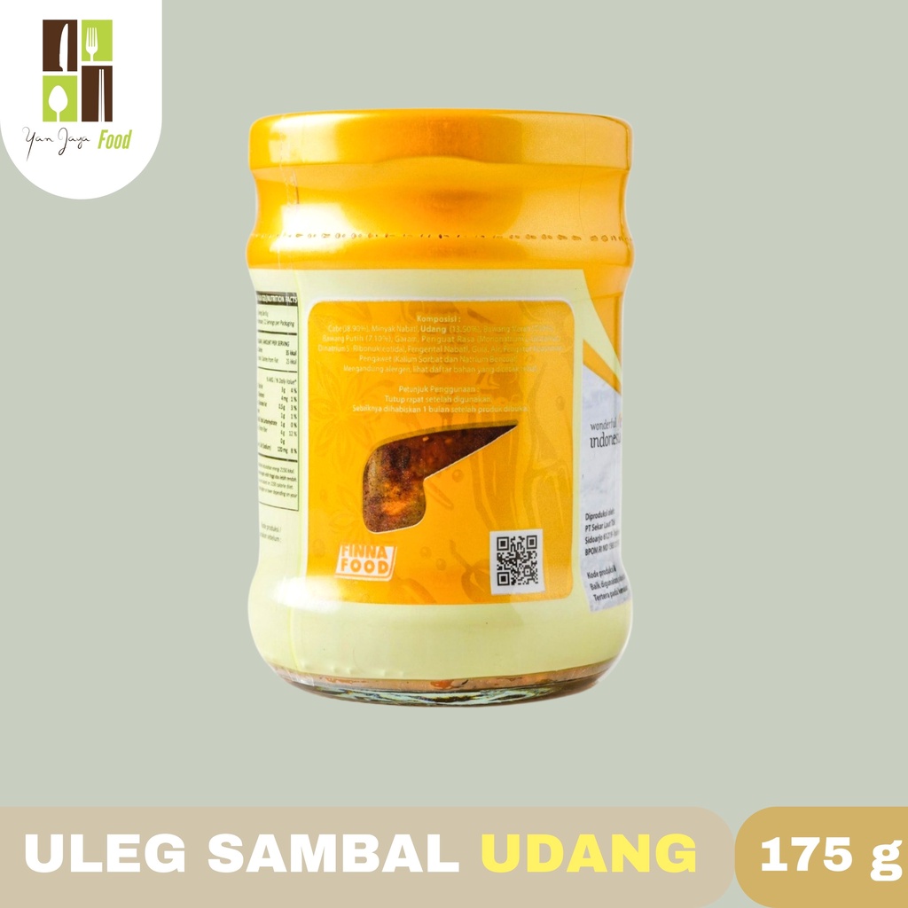 Uleg Sambal Udang Finna [175gr]