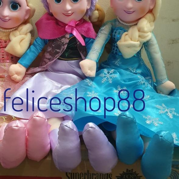boneka frozen elsa dan anna import - elsa