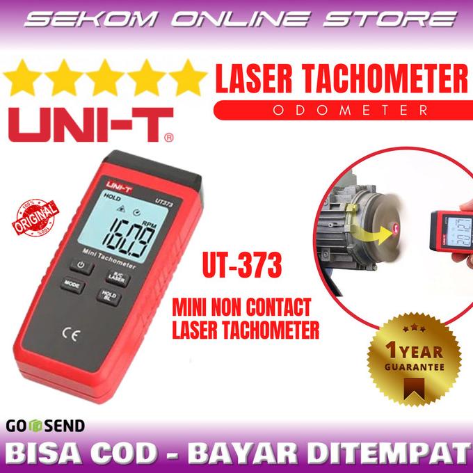 UNI-T Mini Digital Laser Tachometer Odometer Non Contact UT373 barang promo