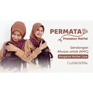 Gendongan Bayi Premature CuddleMe Permata Carrier Gendongan Kanguru M-shape