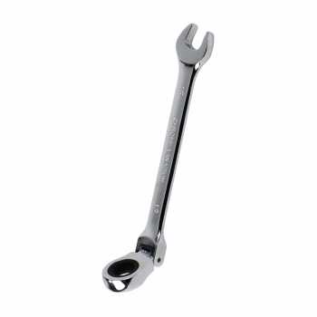 GS7i Oloey Kunci Pas Dual Head Combination Ratchet Wrench Flexible Head 12mm Cl6-24 Silver Ori-YA