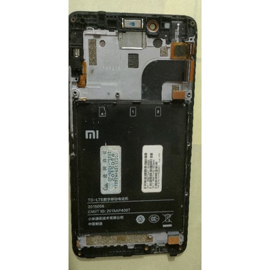 lcd redmi note 2 original dari hp mati sudah sama freme