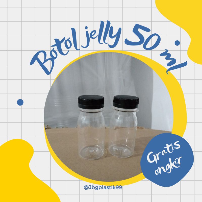 botol jelly 50 ml // botol pet // botol zam zam 50 ml