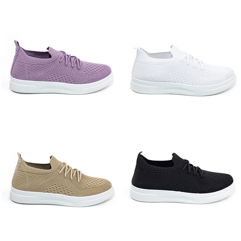 Sepatu Wanita Sneakers Wanita Import Cewek Sport Bertali Shoes Kasual Fashion Shoes Wanita XB2418