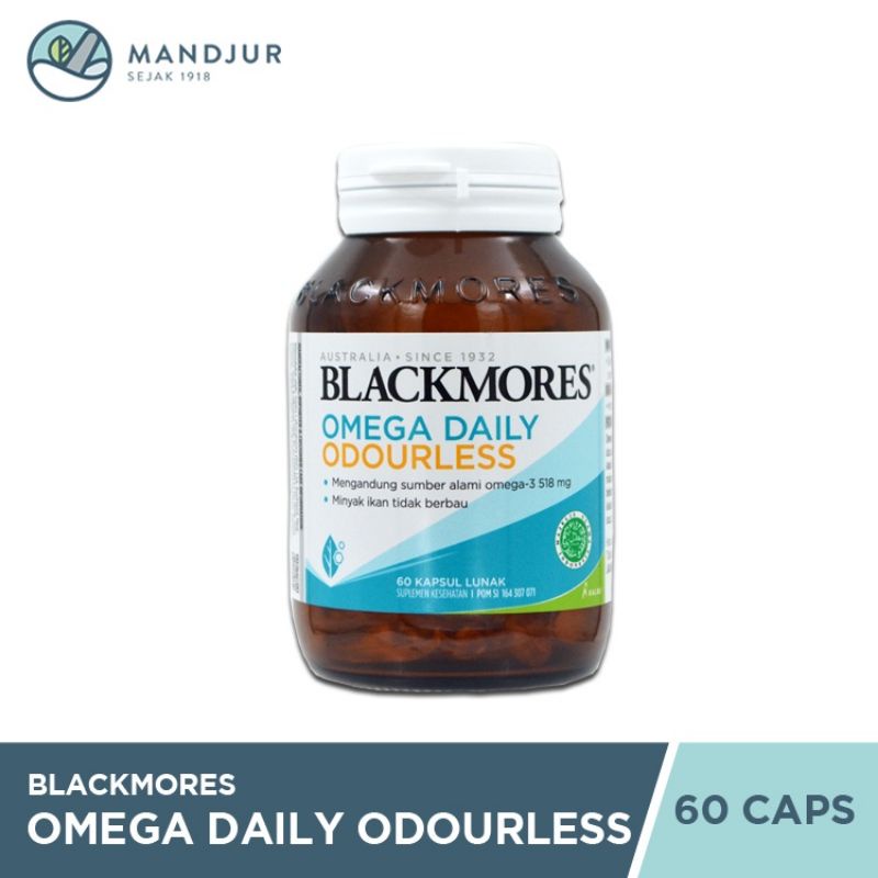 Blackmores Omega Daily Odourless 60 kapsul