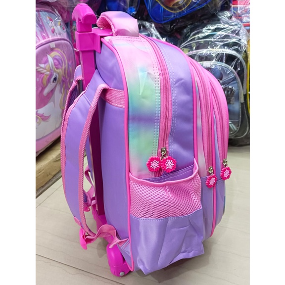 TROLLEY DORONG TAS ANAK SEKOLAH SD LAKI LAKI JAGOAN SUPER BINTANG GAMBAR DEPAN TIMBUL EMBOS 3RESLETING KANTUNG BESAR DAN LUAS IMPORT ( HPP HAPPY RUBY LAILA SD 16inch )