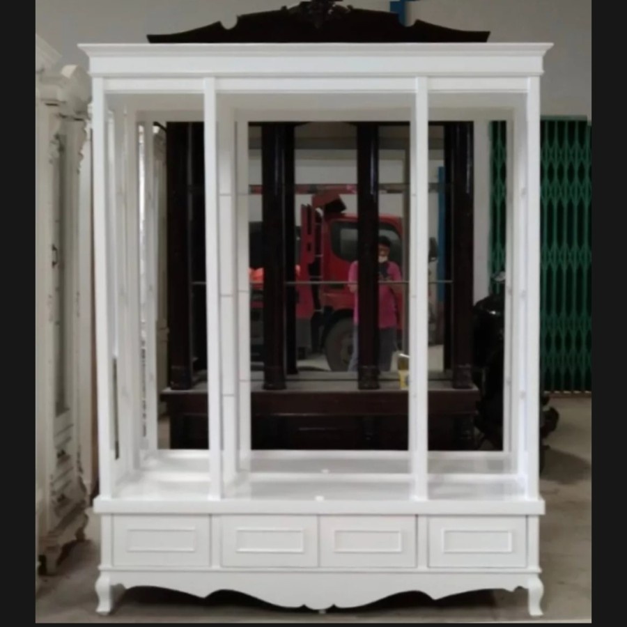 Pajangan Kristal 4 Pintu Kaca /Pajangan Anita