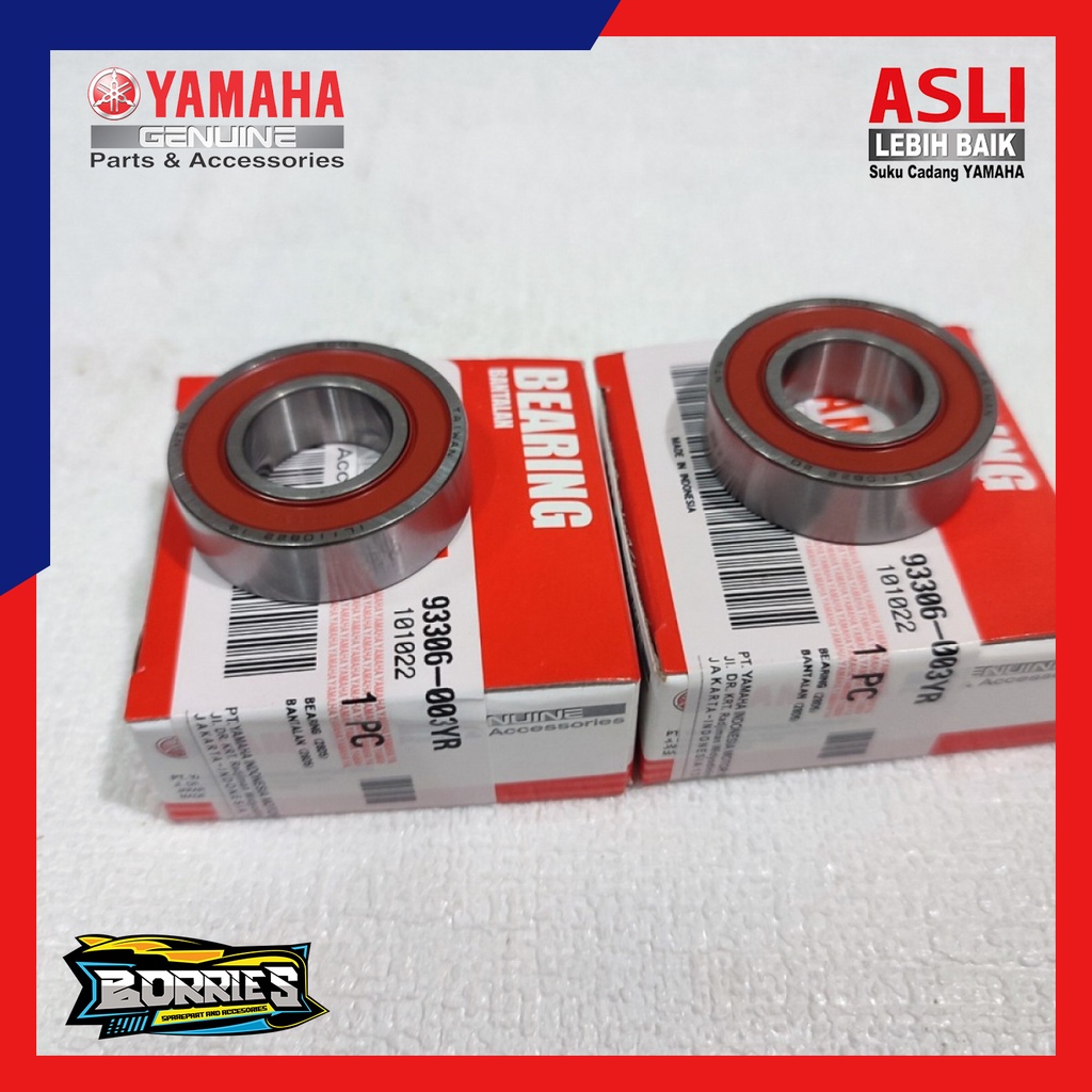 BEARING SET LAHER 6003 FORK SASIS AYUNAN MOUNTING NOUVO MIO LAMA SPORTY SMILE SOUL FINO KARBU ORI YG