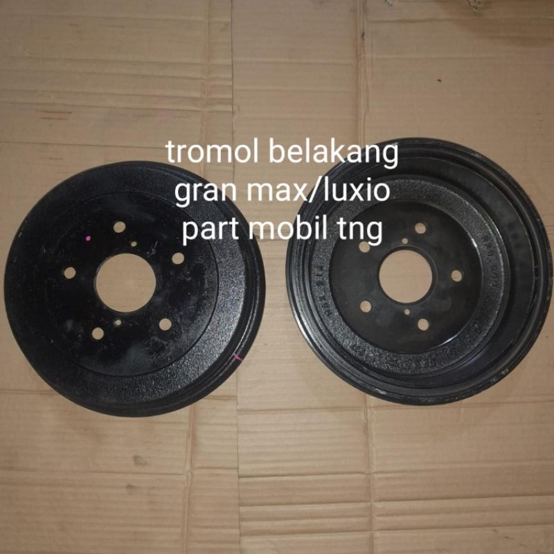 Jual Brake Drum Tromol Belakang Daihatsu Lukio Luxio Gran Max Copotan