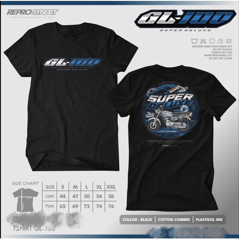 Jual Kaos Gl100 Super Delux Original Free 5 Stiker 2 Warna Shopee