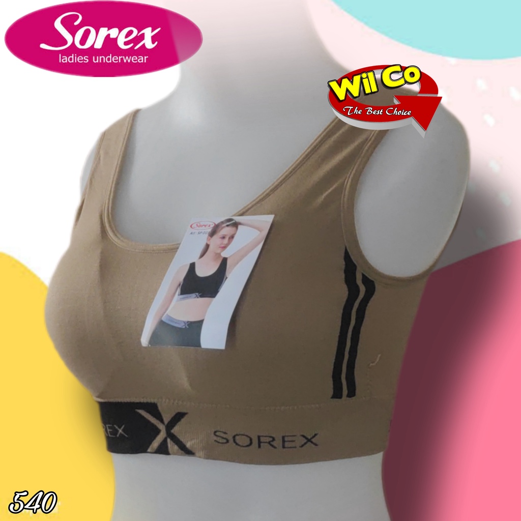 K540 BRA SPORT SOREX WANITA SOREX FREESIZE SIZE 34 - 40