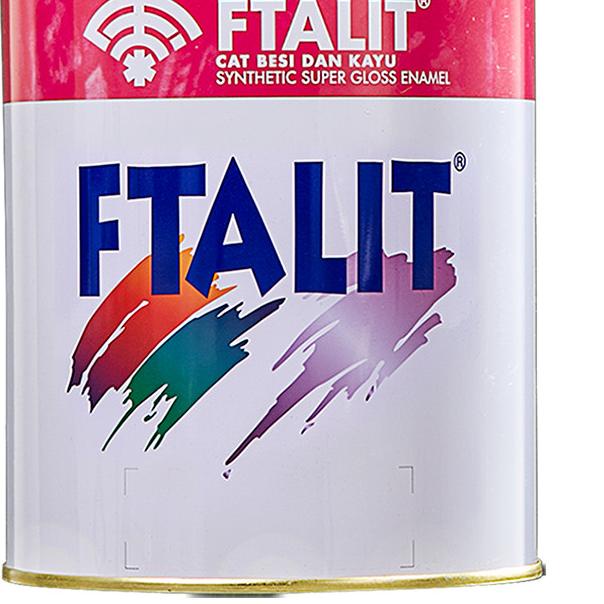 FTALIT GLOSS / CAT KAYU BESI HITAM & PUTIH 1 KG
