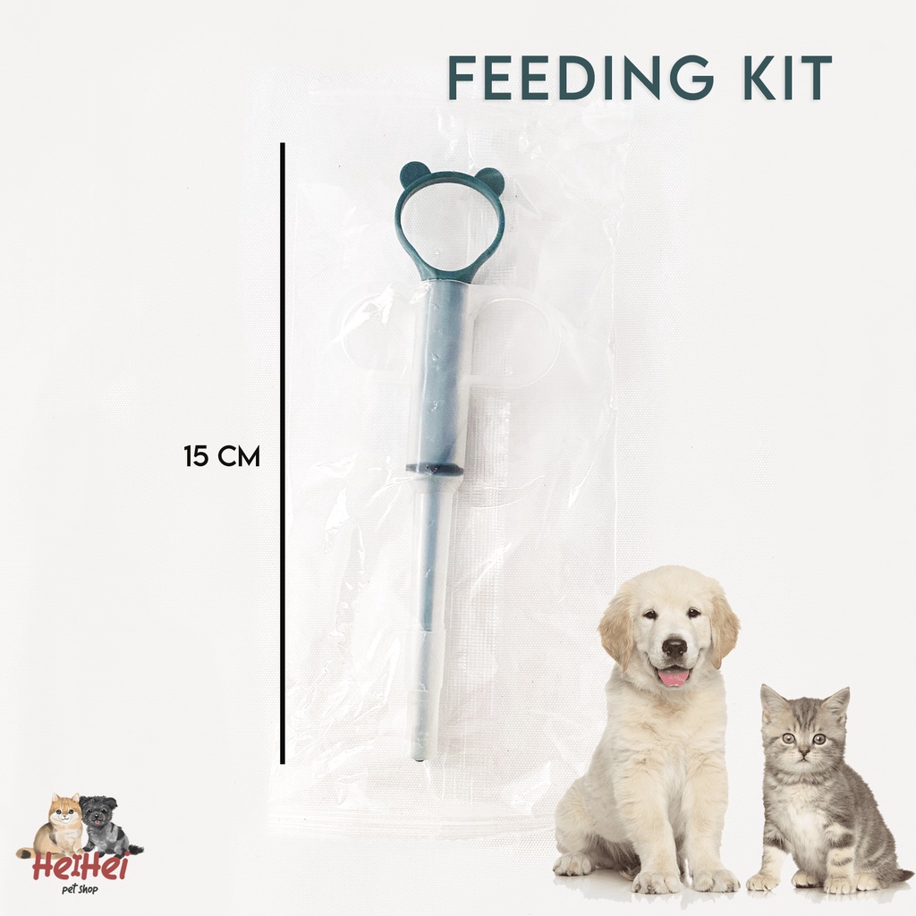 Feeding Kit Dog Cat Kitten Puppy - Pelontar Obat Kucing Anjing Hewan