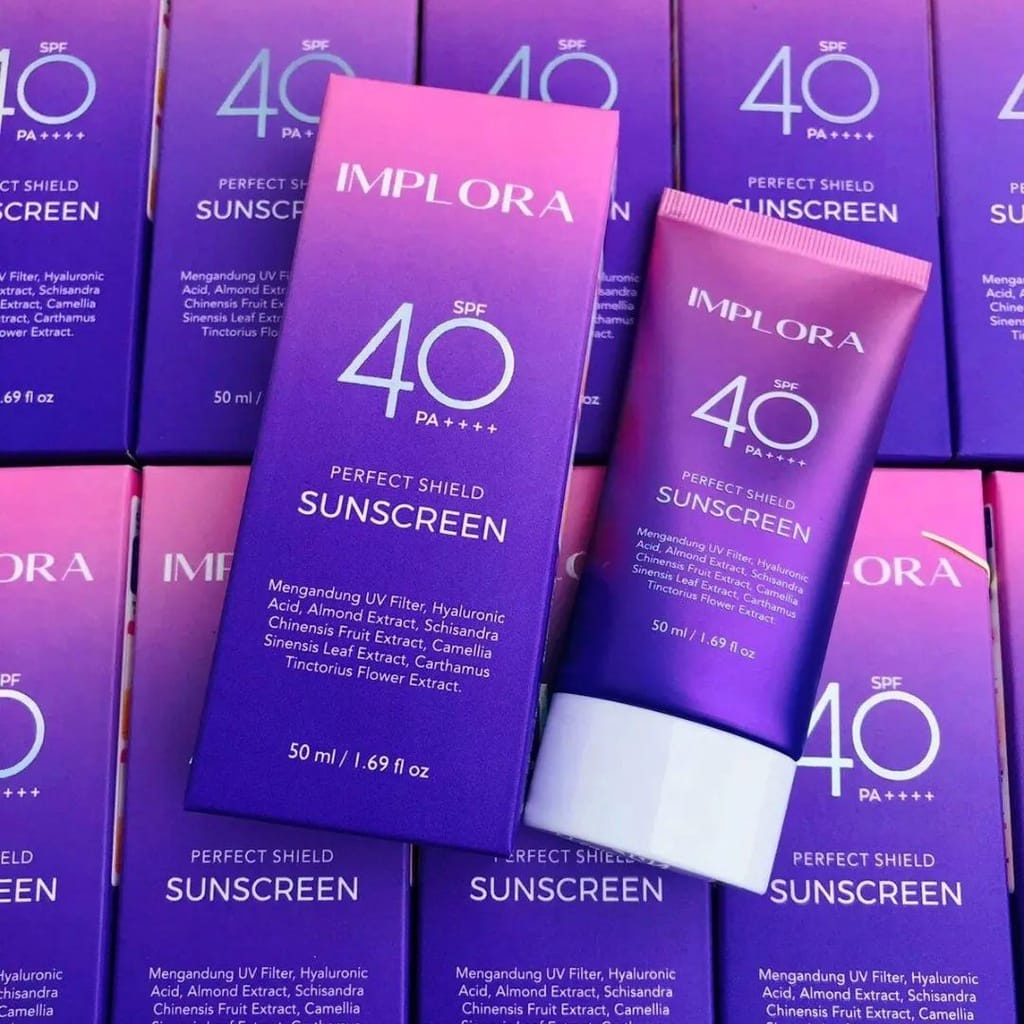 ✿ELYSABETHME✿ Implora uv shield sunscreen spf40 sunblock pelindung wajah dari matahari UVA UVB