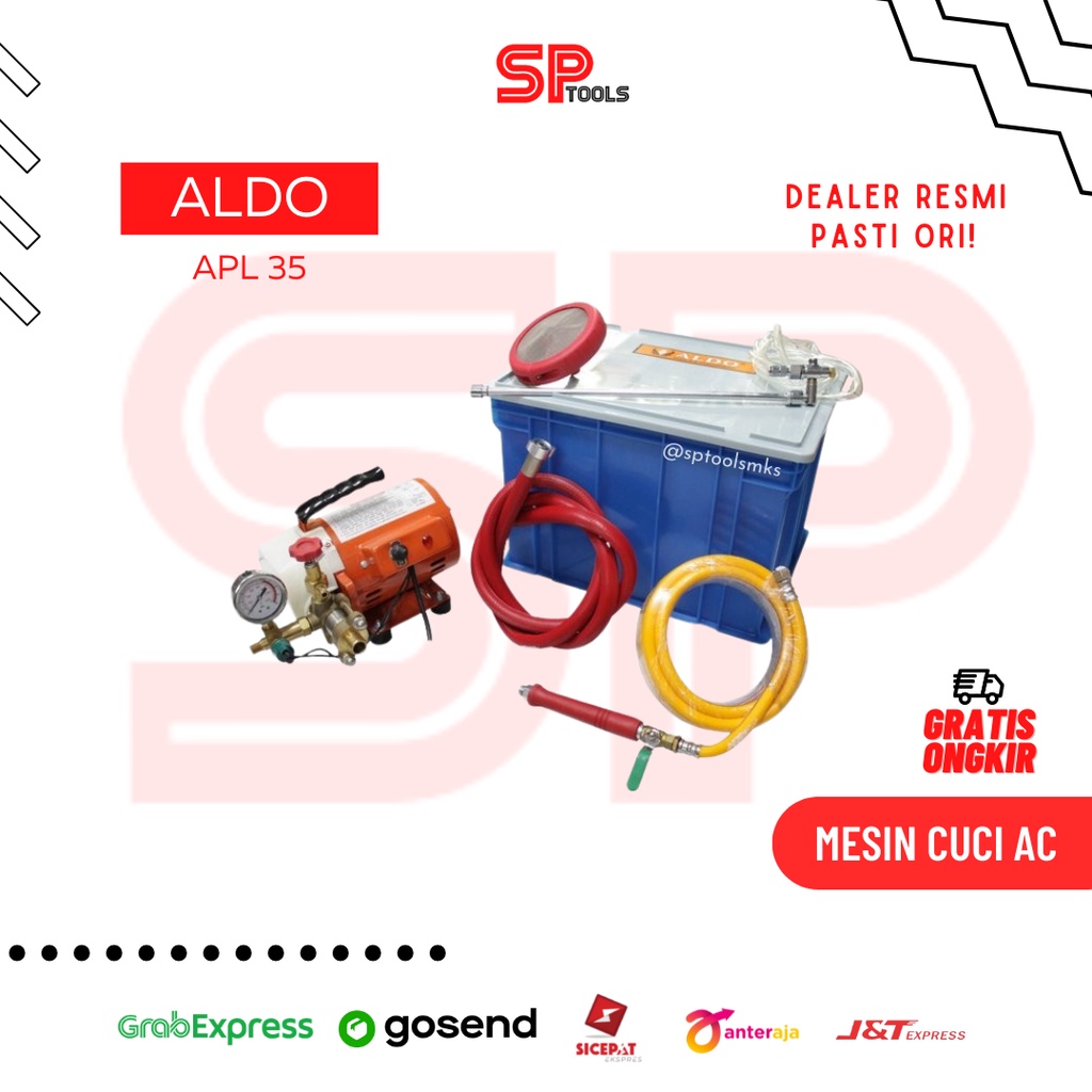 MESIN CUCI AC / JET CLEANER AC CLEANER AUTO STOP 35 BAR ALDO APL35