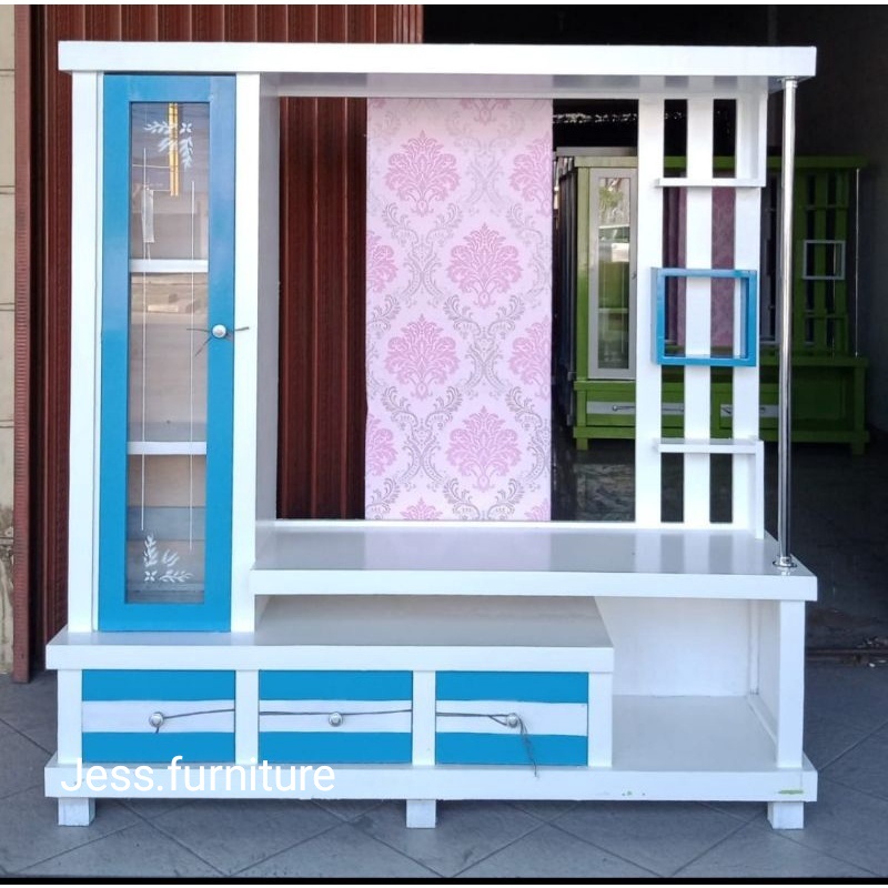 Partisi TV 32 - 40in / Bufet TV Ruangan , Partisi Ruang Tamu , Partisi Minimalis Multriplek