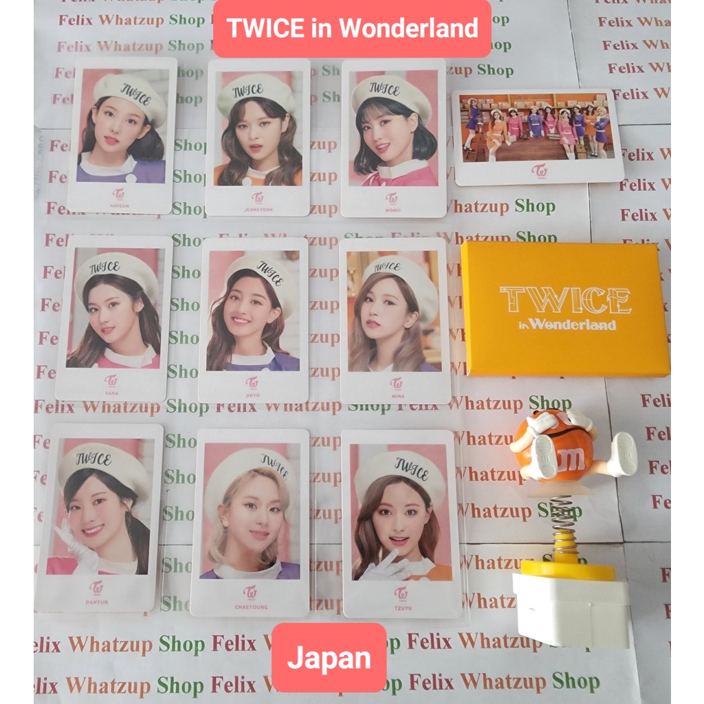 Twice in Wonderland Japan Photocard Official