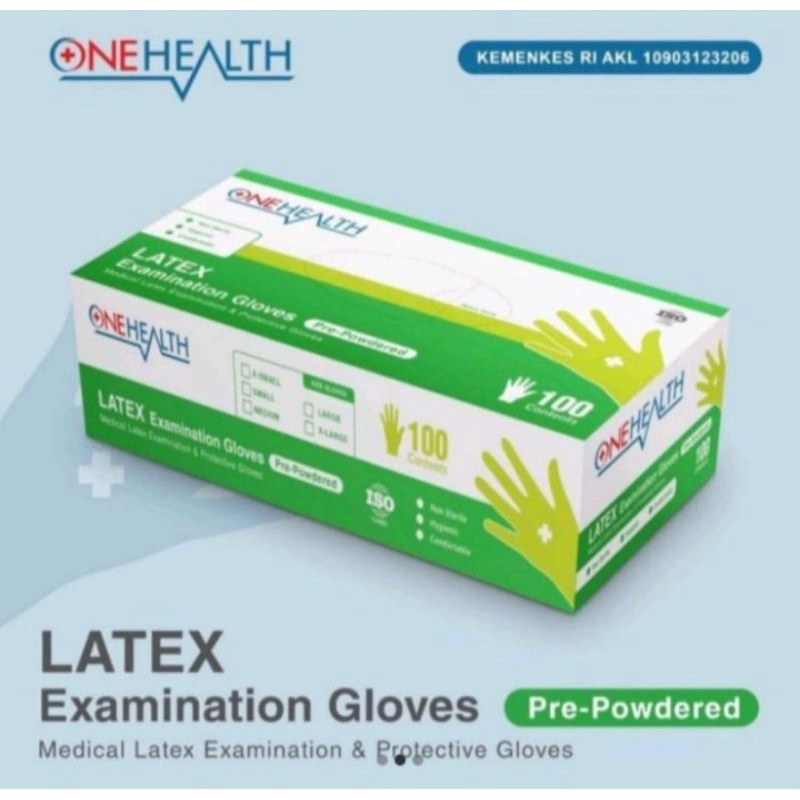 Sarung tangan Latex Powdered / Examination Gloves (Per BOX)