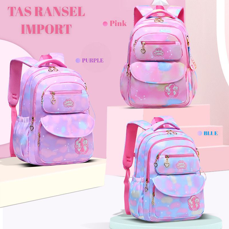 SMARTGIRL NEW TAS RANSEL ANAK SEKOLAH IMPORT SD 00009-00011/00030-00032