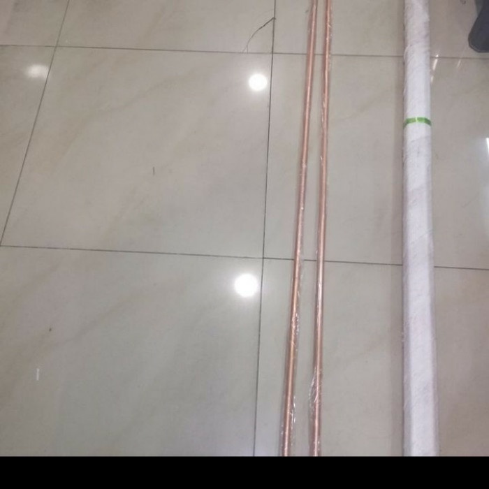 Kual Stick Rod Gronding Lapisan Tembaga 5/8 Panjang 3Meter