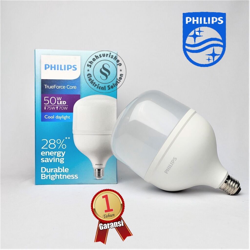 PHILIPS LAMPU LED TRUEFORCE CORE 50 WAT E40 6500K BERGARANSI