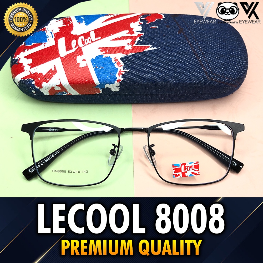 Kacamata PREMIUM LeCool 8008 Original Impor Photocromic Sunglass Blueray Bluecromic MINUS/PLUS/SILINDER (Pria &amp; Wanita)