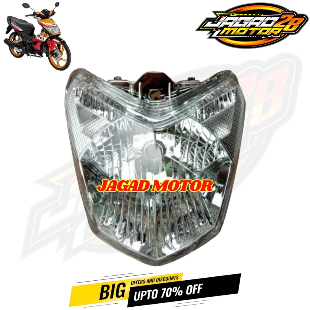 Reflektor Lampu Depan Honda Blade Lama Old 2008 - 2011 / Replektor Lampu Depan Honda Blade Lama Old 2008 - 2011 / Headlamp Depan Honda Blade Lama Old 2008 - 2011 / Lampu Depan Honda Blade Lama Old 2008 - 2011