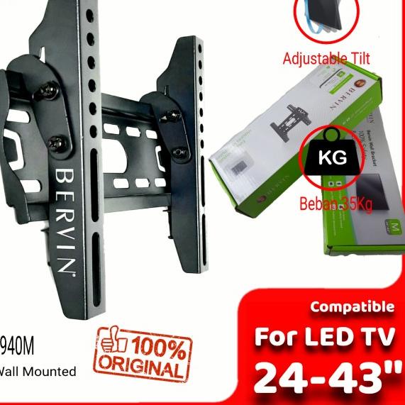 BERVIN BRACKET TV 24 - 43 INCH / BREKET TV BRAKET TV BERVIN 24-43 INCH