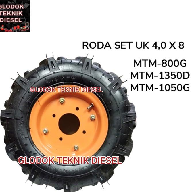 Roda Karet Mesin Traktor Bajak Sawah Cultivator Matsumoto Original