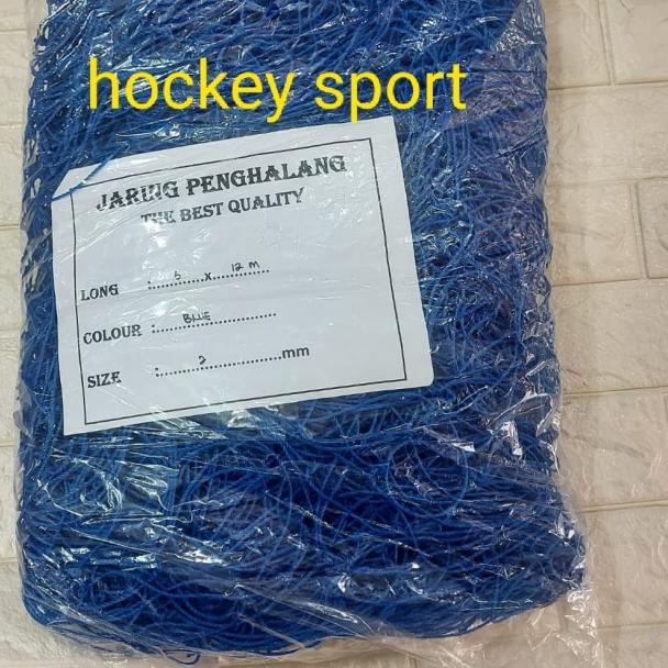 Jaring Pengaman Lapangan Futsal, Bola, voli 5x12x2mm - Biru