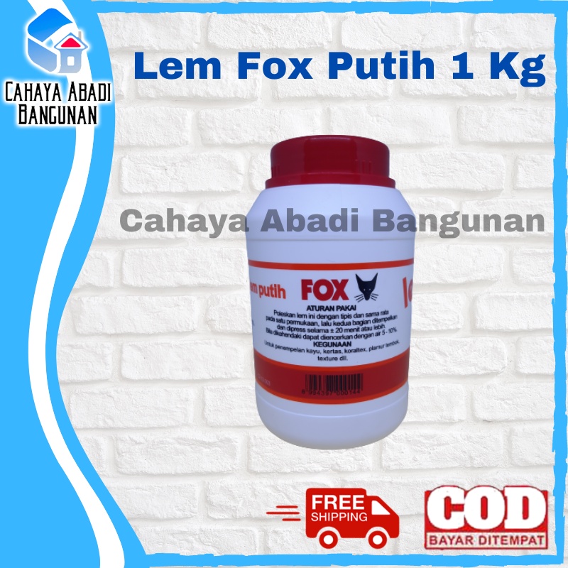 LEM FOX PUTIH BOTOL 1 KG