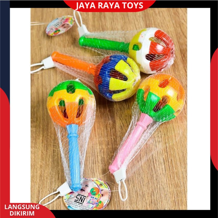 Kerincingan pagoda lolipop mainan bayi mainan krincingan Bola Bayi Anak Anak Krincingan anak murah sni