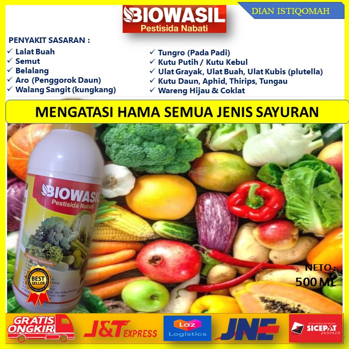 TERBARU - Obat Semprot Hama Ulat Buah Biowasil Pestisida Dan Nabati Cair Atasi Hama Ulat Pada Semua 