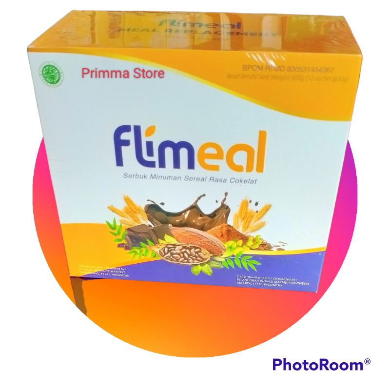 

~ Flimeal 12sachet @50gr ~ Minuman pengganti makanan untuk menurunkan berat badan.