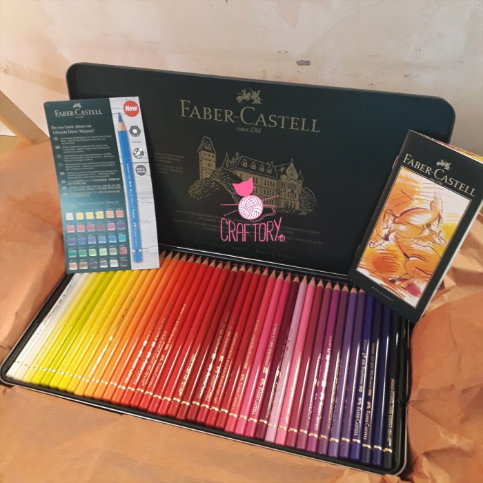 

Faber Castell Polychromos Color Pencils Tin of 120 Pensil Warna