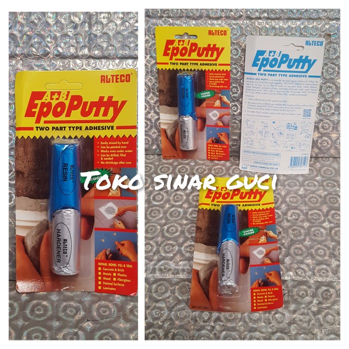

((((()paling dicari] Lem Epo Putty Forting 50 Gram Lem Tahan Panas Penambal Besi