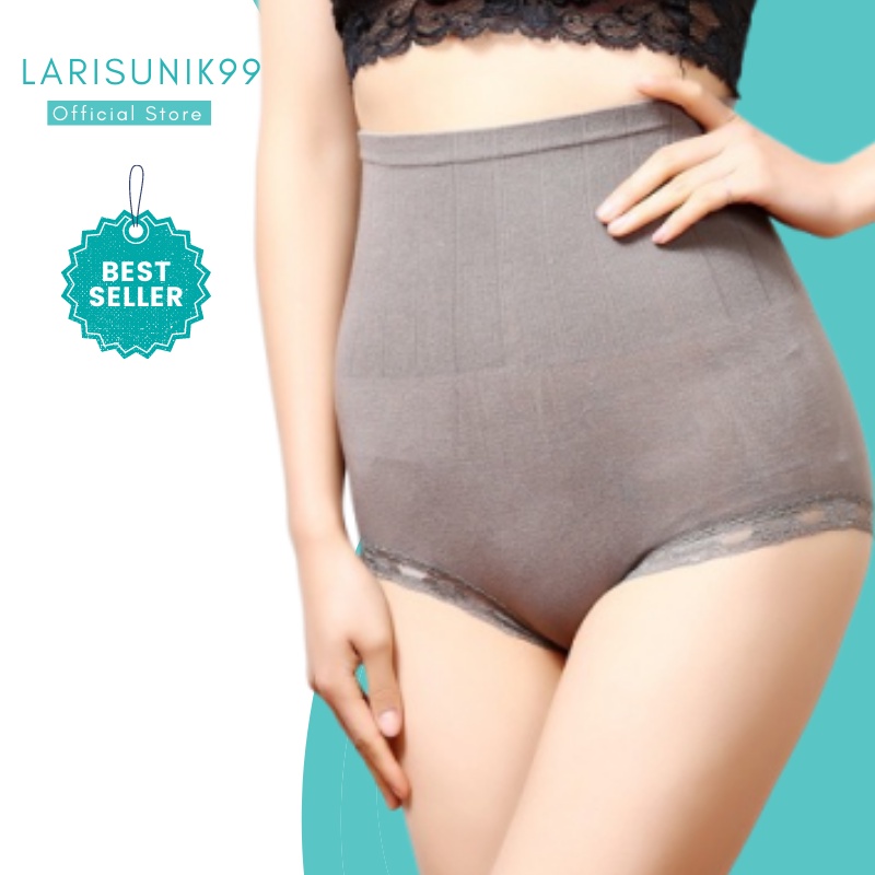 Korset Pelangsing Perut Celana Dalam Wanita Munafie tebal Slimming Pants Underwear Warna Random